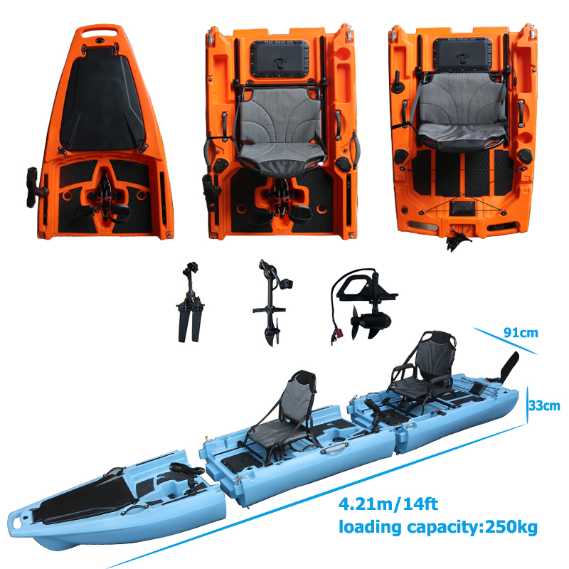 Kayak à pédales détachable pou - Fishing Kayak Sit On Top avis et prix