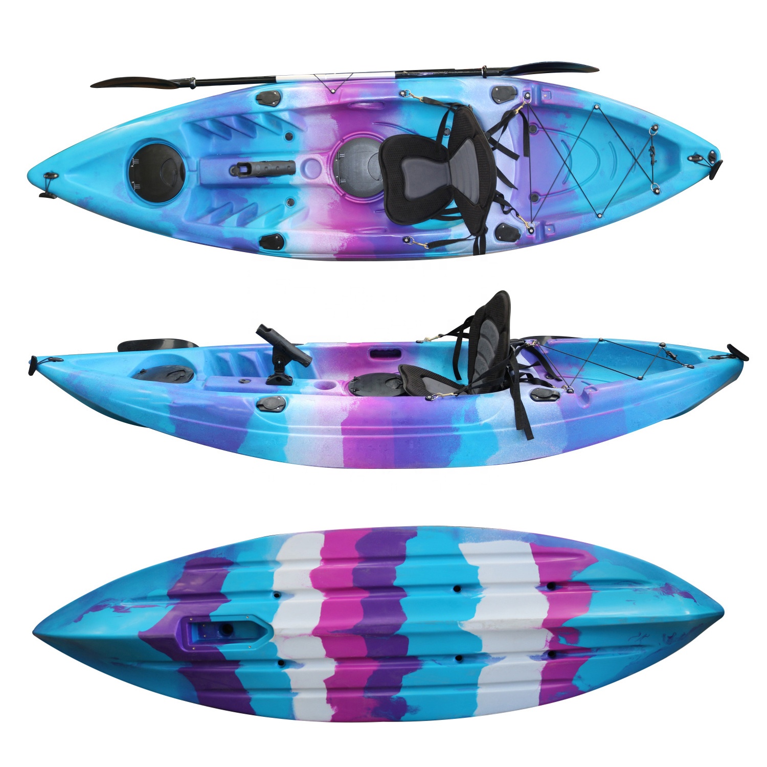 Kayak monoplace en plastique d - Fishing Kayak Sit On Top avis et prix